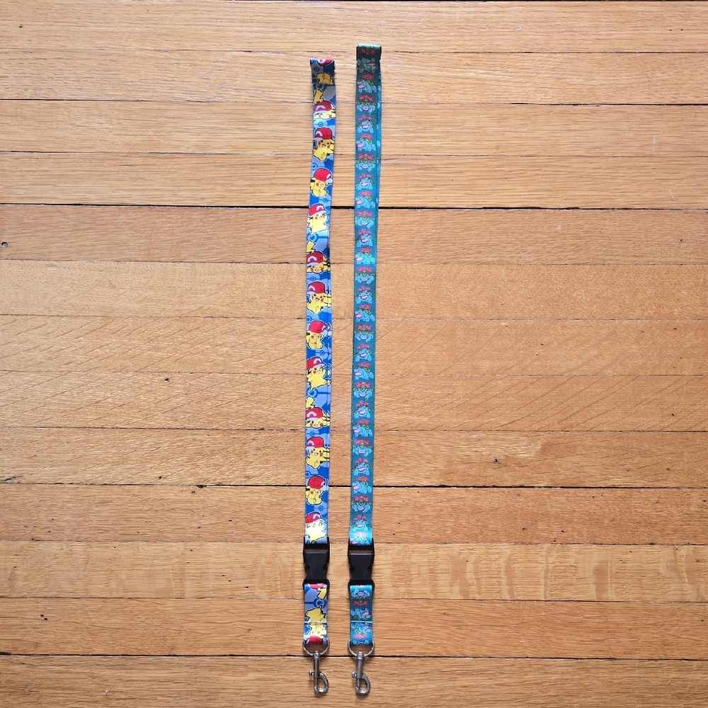 Pokemon, Pikachu & Venusaur, 2 Lanyard Set - Picture 2 of 14